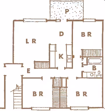Unit 29-B 15-H floor plan